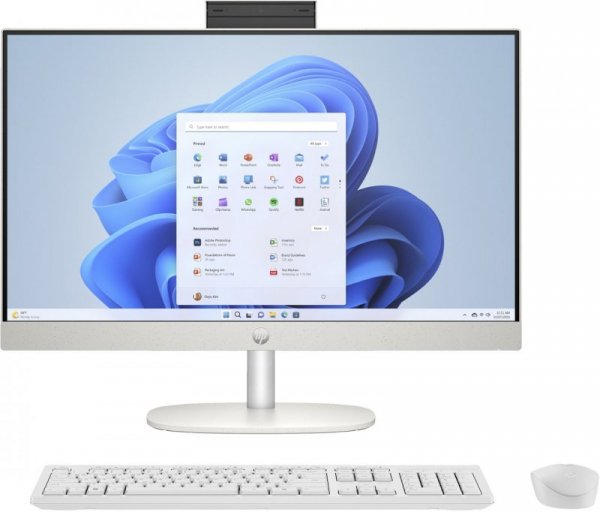 HP AiO 24-cr0312nw Ryzen 5 7520 23.8&quot; FHD IPS 250nits AG 16GB DDR5 SSD512 Radeon 610M Cam720p kB+Mouse Win11 Shell White 2Y