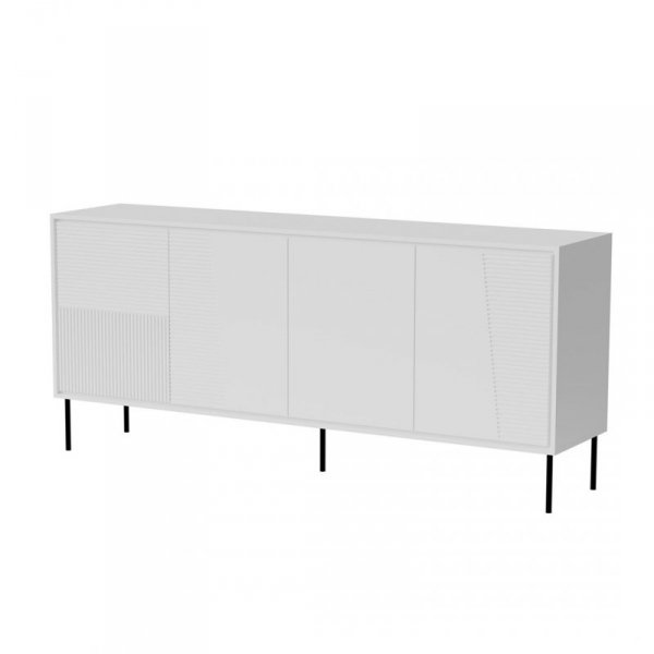 Komoda 4D ABI 200x45x88 biały mat
