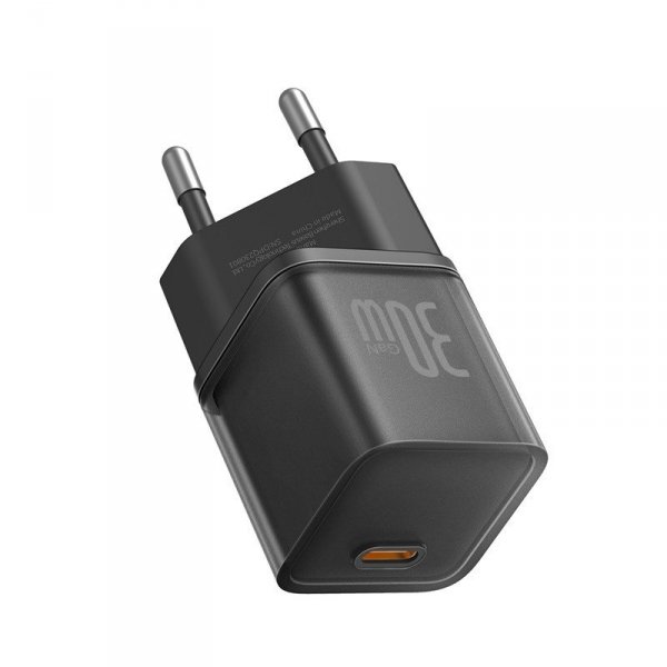 Ładowarka Baseus GaN5S 1C 30W EU (cluster black)