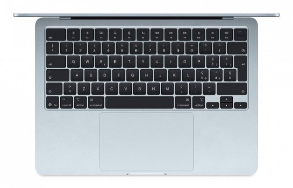 Apple 13-inch MacBook Air: Apple M4 chip with 10-core CPU and 10-core GPU, 24GB, 512GB SSD - Sky Blue