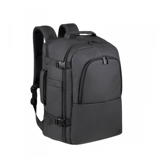 RIVACASE PLECAK NA LAPTOP 17,3&quot; TEGEL ECO, CZARNY, MATERIAŁ WODOODPORNY, EKO RPET, KIESZENIE NA SMARTFON, DOKUMENTY,AKCESOR