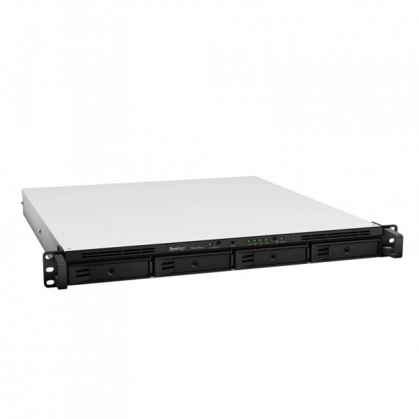 NAS Synology RS1619xs+; 1U RACK; 4x (3.5&quot; SATA HDD/2.5&quot; SATA HDD); Intel Xeon D-1527; 8 GB DDR4 ECC UDIMM (max. 64GB),