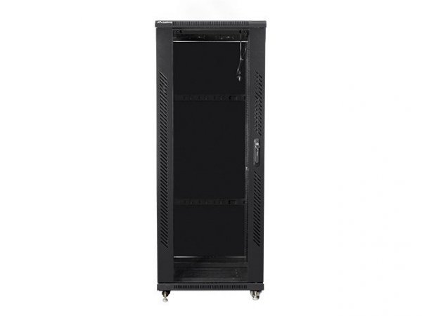 Szafy jednosekcyjna, zamykana na zamek Lanberg FF01-6632-12B (32U; 19&#039;&#039; / 600mm / 600 mm; stojąca; Pełne, Szklane; 800