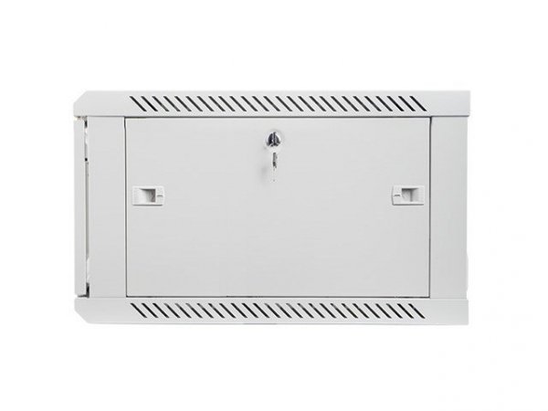Szafa jednosekcyjna Lanberg WF01-6606-10S (6U; 368mm / 600mm / 600 mm; wisząca; Szklane; 19&#039;&#039;; kolor szary)
