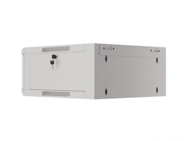 LANBERG SZAFA WISZĄCA 19&quot; 4U 570X600 SZYBKI MONTAŻ (SZARA, FLAT PACK) WFFA-5604-10S