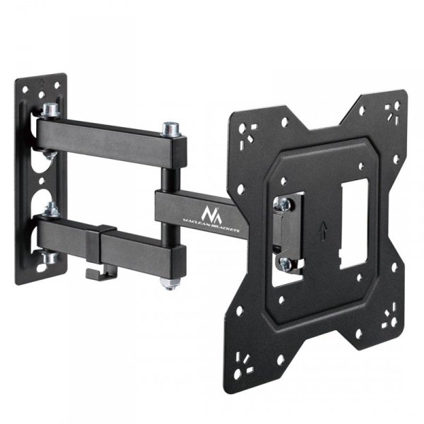 MACLEAN UCHWYT DO TV LUB MONITORA, UNIWERSALNY, MAX VESA 200X200, 23-43&quot;, 30KG, CZARNY MC-700N