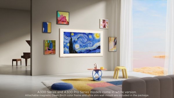 Telewizor TCL NXTFrame 75A300W QLED 75&#039;&#039; 4K Ultra HD 144Hz Google TV Dolby Vision IQ Biały