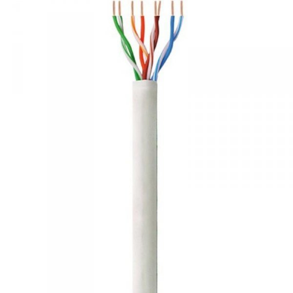 TECHLY SKRĘTKA U/UTP CAT6 DRUT 305M CCA SZARA ITP6-CCA-305-GY