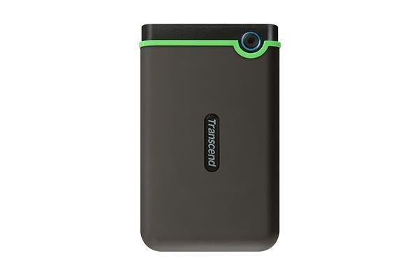 Transcend StoreJet 25M3C zewnętrzny dysk twarde 2 TB 2.5&quot; USB Type-C 3.2 Gen 1 (3.1 Gen 1) Czarny, Zielony