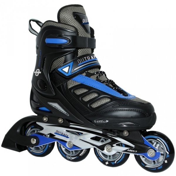 Łyżworolki Outrace Ghost Sky Blue czarno-niebieskie PW-125C  43-46