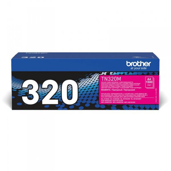 Brother TN-320M kaseta z tonerem 1 szt. Oryginalny Purpurowy