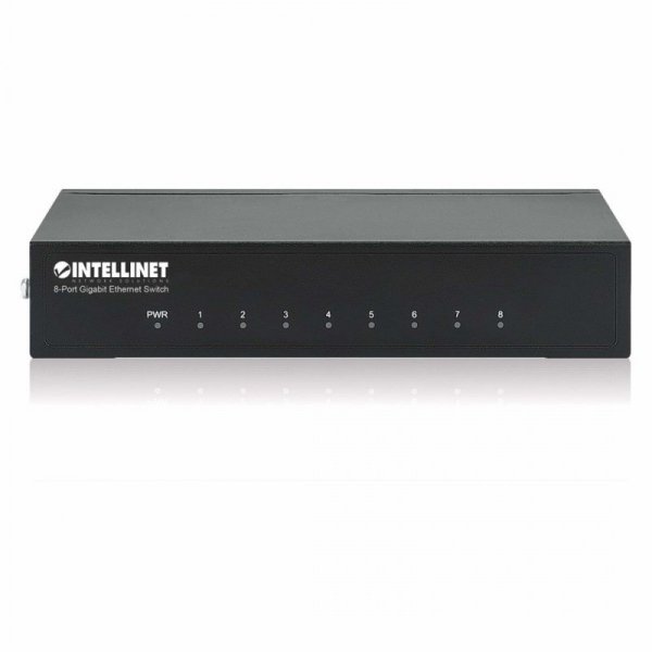 Intellinet 530347 łącza sieciowe Gigabit Ethernet (10/100/1000) Czarny