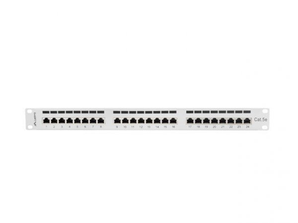 Patch panel Lanberg PPS5-1024-S (1U; 19&quot;; kat. 5e; FTP; 24xRJ-45)