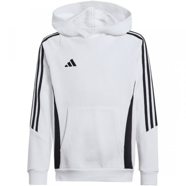 Bluza dla dzieci adidas Tiro 24 Hooded Sweat biała IR7506 152cm