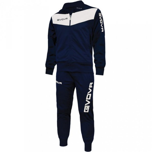 Dres Givova Tuta Visa granatowo-biały TR018 0403  M