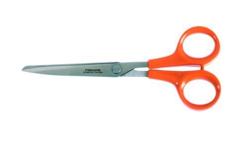 Fiskars 1000816 nożyczki szkolne i papiernicze Uniwersalne Proste cięcie Pomarańczowy, Stal nierdzewna