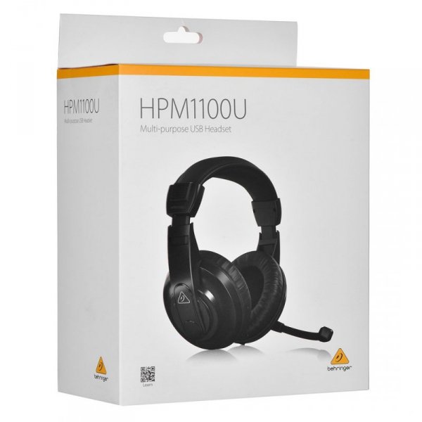 Behringer HPM1100 - słuchawki zamknięte z mikrofonem i złączem USB