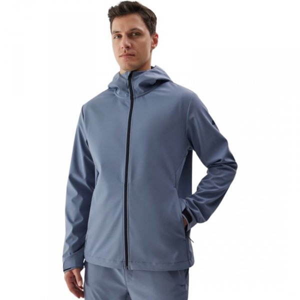 Kurtka męska softshell 4F M283 denim 4FWAW24TSOFM283 32S  L