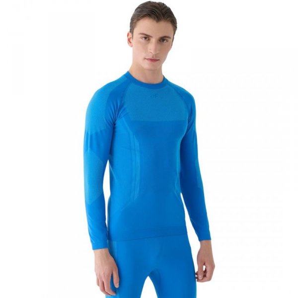 Koszulka termoaktywna męska 4F M165 niebieska 4FWAW24USEAM165 33S L/XL