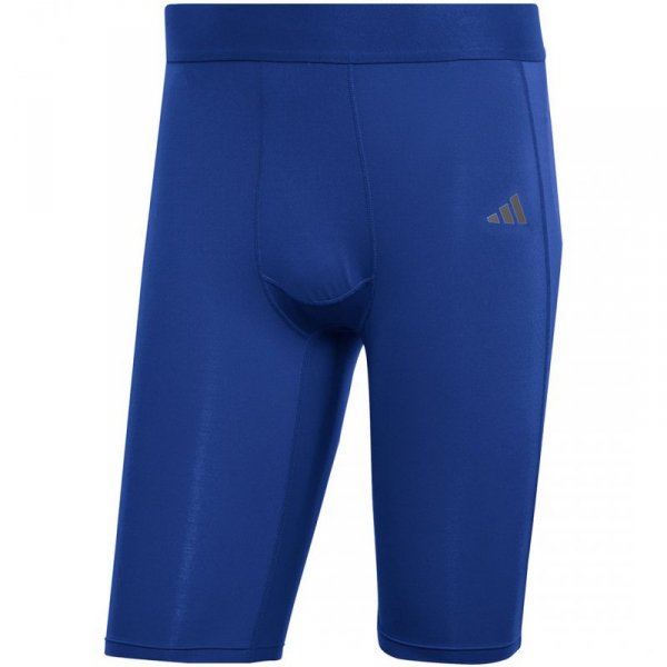 Spodenki męskie adidas Techfit Aeroready Short Tights niebieskie HP0613 L