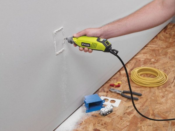 Szlifierka prosta150W, zest 115 akcesoriów RYOBI