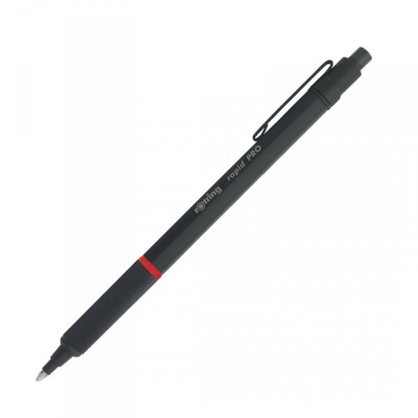 Długopis Rotring rapid PRO czarny + wkład M niebieski