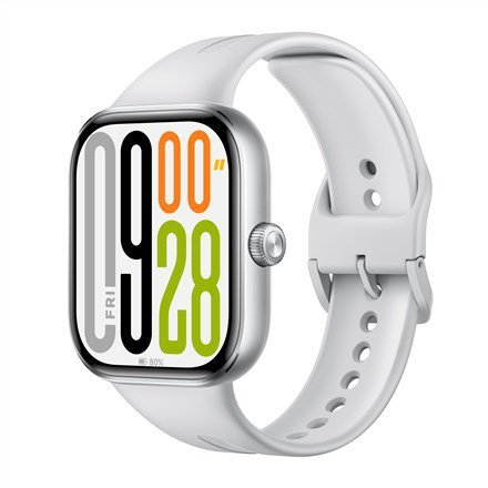 Zegarek Xiaomi Watch 5 5,26 cm (2.07&quot;) AMOLED Cyfrowy 432 x 514 px Ekran dotykowy Srebrny