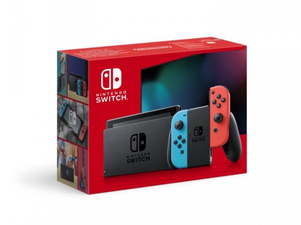 Nintendo Switch przenośna konsola do gier 15,8 cm (6.2&quot;) 32 GB Ekran dotykowy Wi-Fi Niebieski, Szary, Czerwony