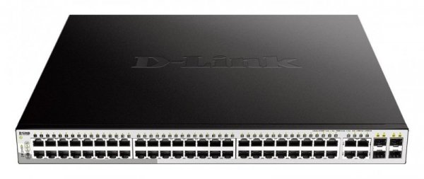 D-Link DGS-1210-52MP - Zarządzany - L2 - Gigabit Ethernet (10/100/1000) - Pełny dupleks - Power over Ethernet (PoE)