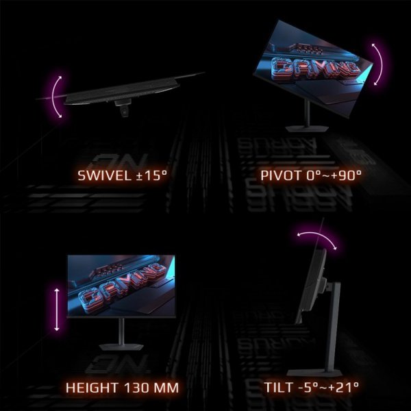 Gigabyte MO32U 80cm (31,5&quot;) 4K OLED Gaming Monitor 16:9 HDMI/DP/USB-C 165Hz 0,03ms AMD FreeSync