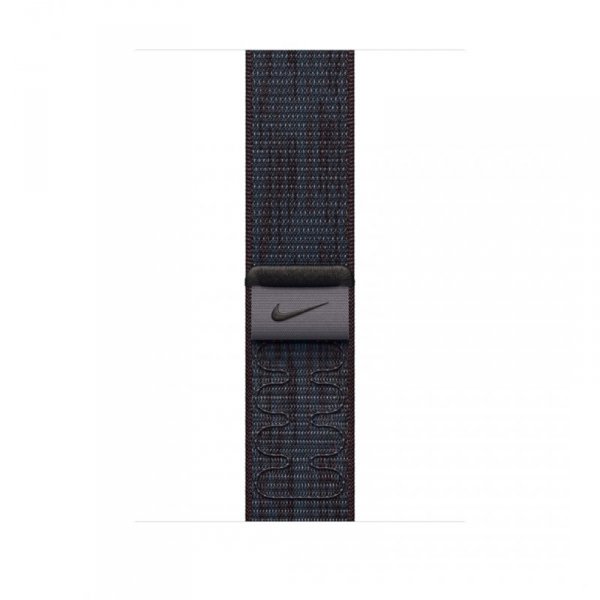 Pasek sportowy do Apple Watch Nike 46mm czarny/niebieski