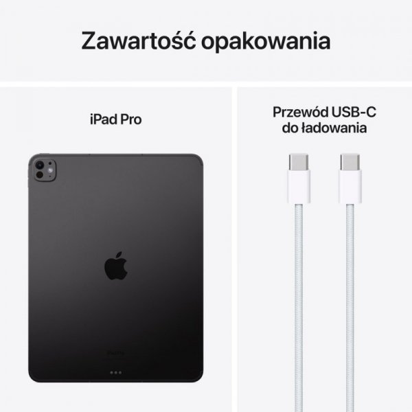 Apple iPad Pro 5G Apple M TD-LTE & FDD-LTE 512 GB 33 cm (13&quot;) 8 GB Wi-Fi 6E (802.11ax) iPadOS 17 Czarny