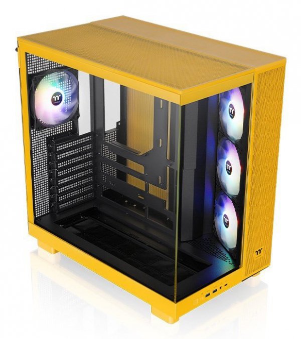 Thermaltake View 380 XL TG ARGB Midi Tower Żółty