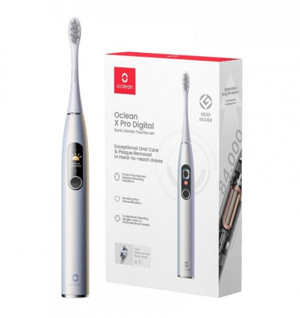 Szczoteczka soniczna Oclean X Pro Digital (srebrny)
