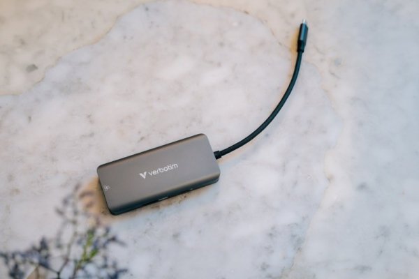 Verbatim 32157 huby i koncentratory USB 3.2 Gen 1 (3.1 Gen 1) Type-C 5000 Mbit/s Szary