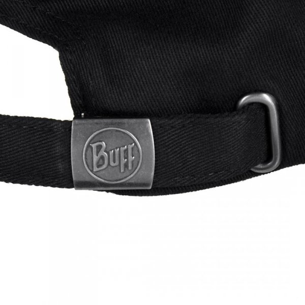 Buff Solid Black Czapka z daszkiem Bawełna, Poliester