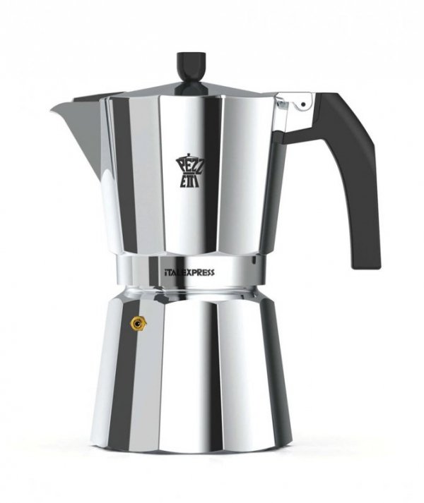 PEZZETTI Italexpress Kawiarka moka 0,45 l Aluminium, Czarny