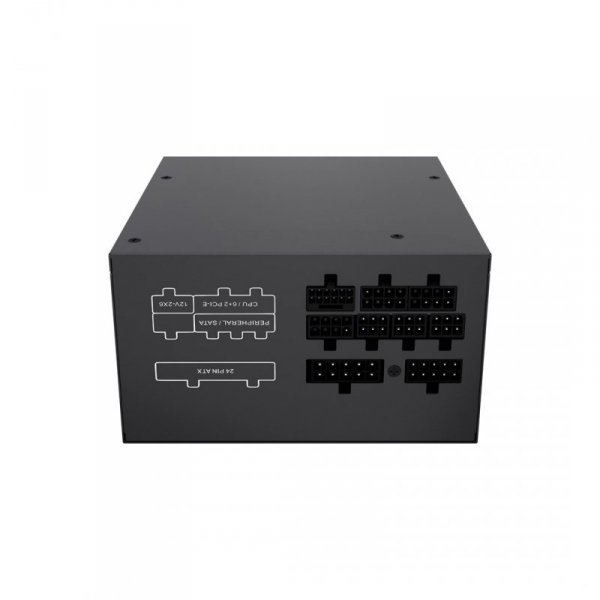 GEMBIRD ZASILACZ KOMPUTEROWY FORNAX POWER 750W 80+ GOLD ATX, 750W, AKTYWNE PFC, 12CM WENTYLATOR