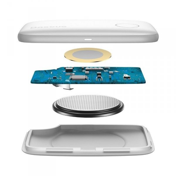 Lokalizator Bluetooth Baseus T2 ze smyczą (biały)