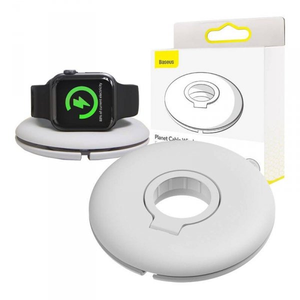 Organizer / uchwyt na ładowarkę do AppleWatch (biały)
