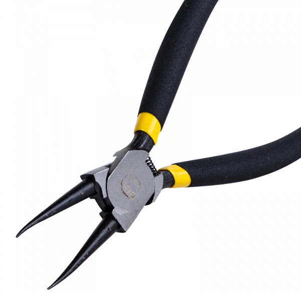 Szczypce Segera wewnętrzne, proste Deli Tools EDL0341, 7&quot; (czarne)