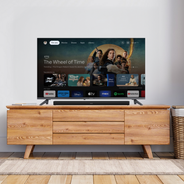 Zestaw TV 43&quot; + Soundbar HE-950BT