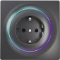 FIBARO Gniazdo Walli Outlet type F FGWOF-011-8 antracyt 