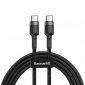 BASEUS KABEL USB-C DO USB-C 60W 1M (CZARNO-SZARY) 