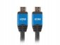 Kabel Lanberg Premium CA-HDMI-20CU-0018-BL (HDMI M - HDMI M; 1,8m; kolor czarny) 