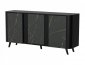 Komoda VOLARE 151x39x75 czarny/san sebastian 