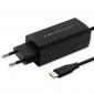 QOLTEC ŁADOWARKA SIECIOWA 90W GAN | 5-20V | 3-4.5A | USB-C 3.1 