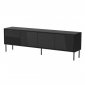 Szafka RTV ABI 4D 200x38x62 czarny mat 