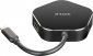 D-Link DUB-M420 stacja dokująca Przewodowa Thunderbolt 3 Aluminium, Czarny 