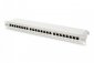 Digitus Panel krosowy (patch panel) 19'' 24x RJ45, LSA poziom, kat.6, ekranowany, 1U, szary, prowadnica kabli 